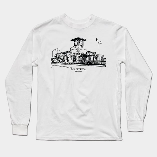 Manteca - California Long Sleeve T-Shirt by Lakeric